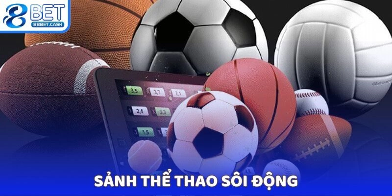 Giải trí với sảnh thể thao hiện đại hàng trăm trò